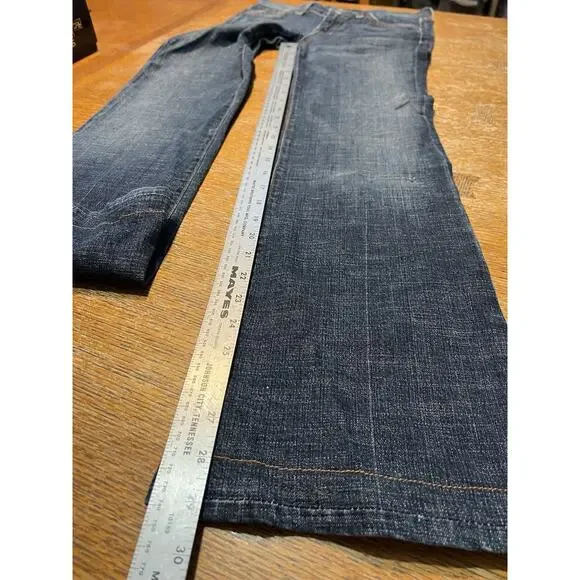 Seven For All Mankind Dojo Flare Jeans Size 25 X 29 - Picture 5 of 8